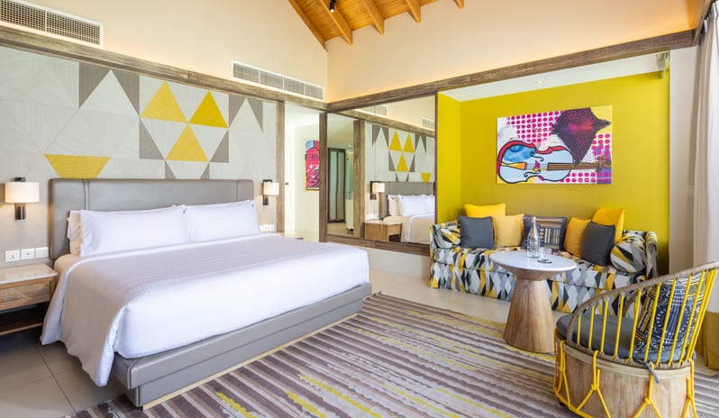 Hard Rock Hotel Maldives_Platinum_Overwater_Villa_Bedroom_